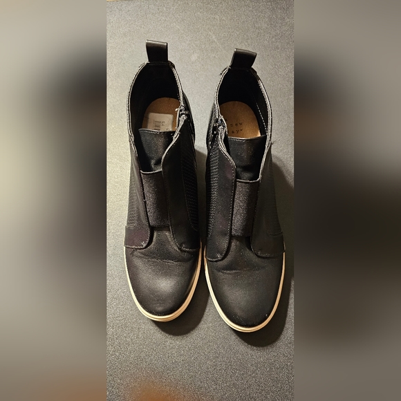 A.New Day Shoes - Black Ankle Boots